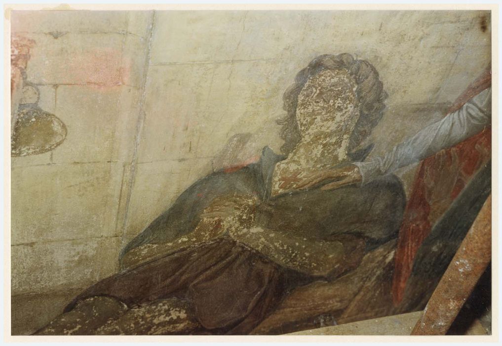 peinture monumentale d’une des chapelles latérales, détail