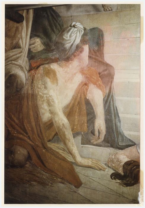 peinture monumentale d’une des chapelles latérales, détail