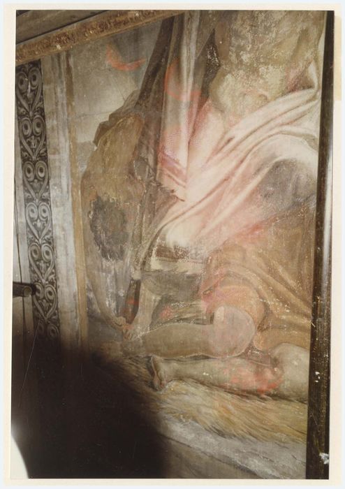 peinture monumentale d’une des chapelles latérales, détail