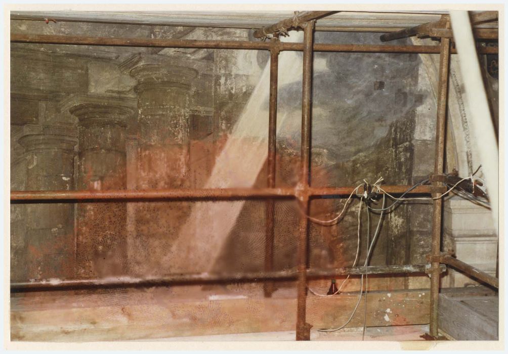 peinture monumentale d’une des chapelles latérales, détail