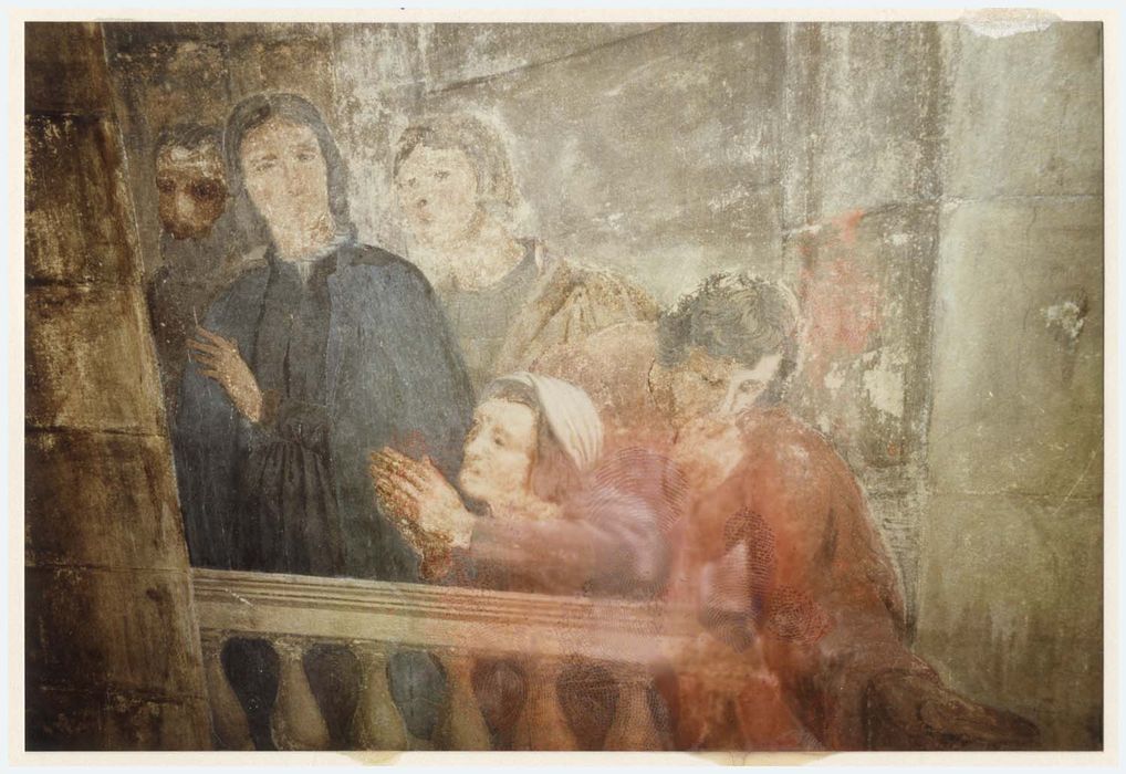 peinture monumentale d’une des chapelles latérales, détail