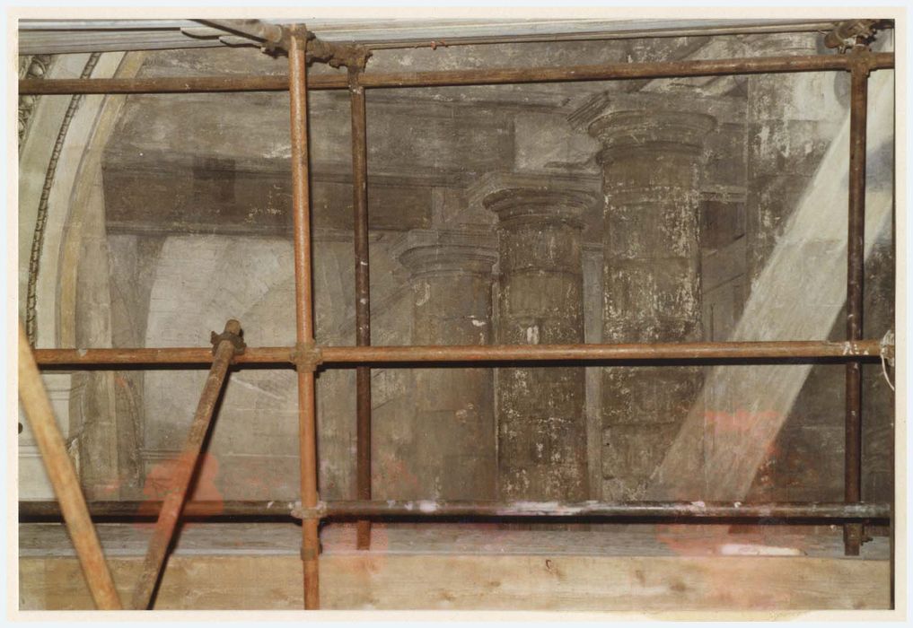 peinture monumentale d’une des chapelles latérales, détail