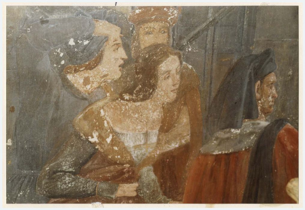 peinture monumentale d’une des chapelles latérales, détail