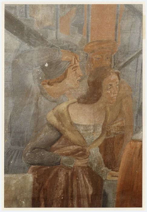 peinture monumentale d’une des chapelles latérales, détail