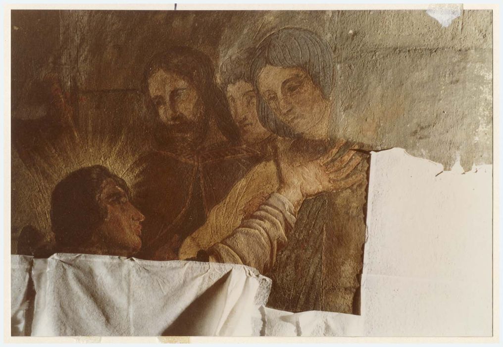 peinture monumentale d’une des chapelles latérales, détail