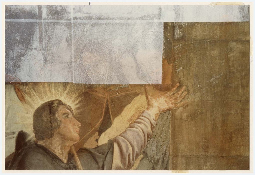 peinture monumentale d’une des chapelles latérales, détail