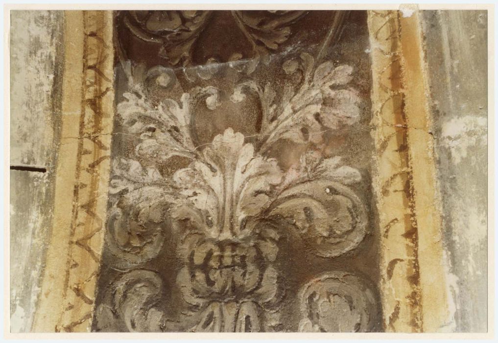 peinture monumentale d’une des chapelles latérales, détail