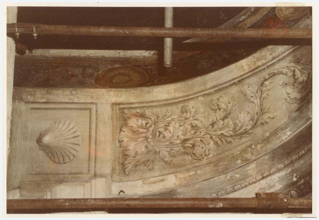peinture monumentale d’une des chapelles latérales, détail