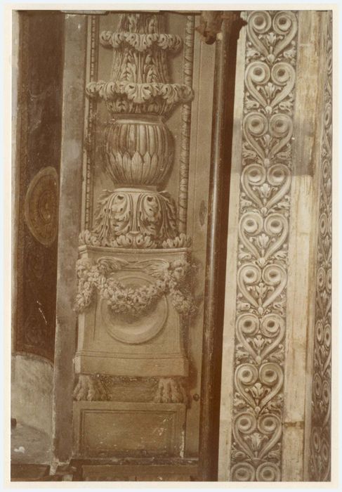 peinture monumentale d’une des chapelles latérales, détail