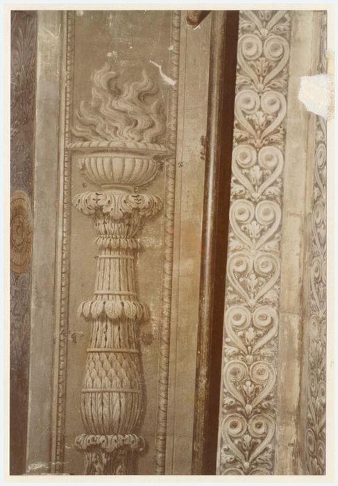 peinture monumentale d’une des chapelles latérales, détail