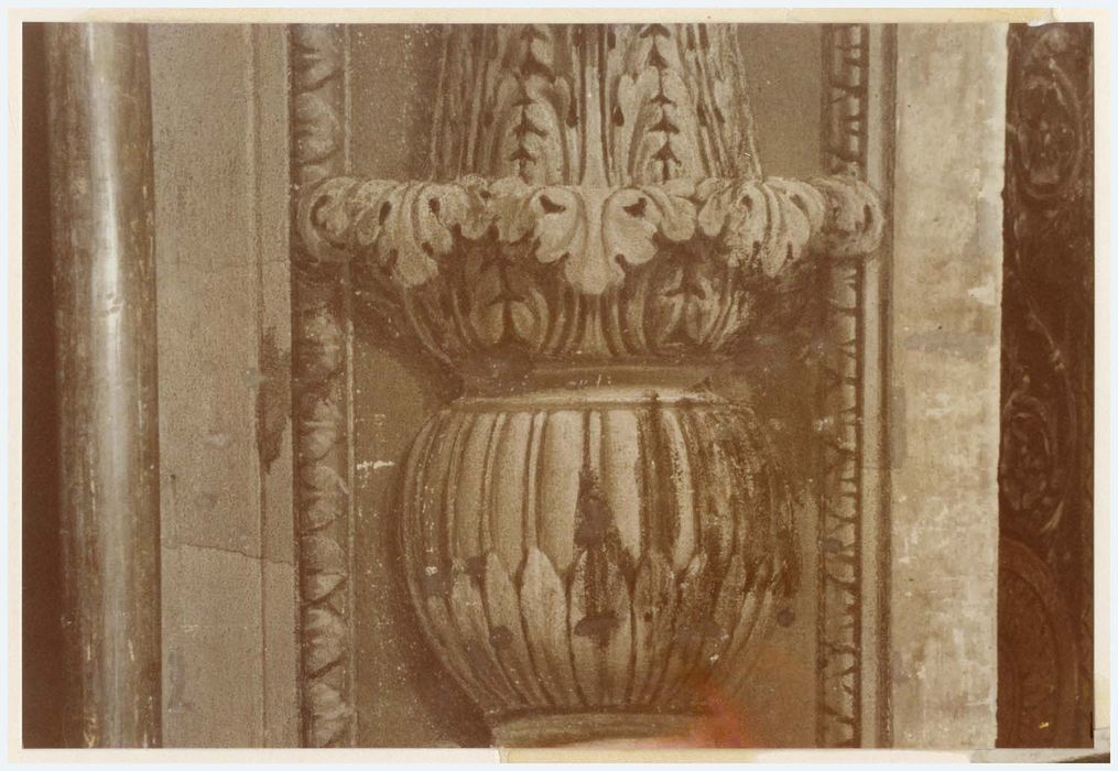 peinture monumentale d’une des chapelles latérales, détail