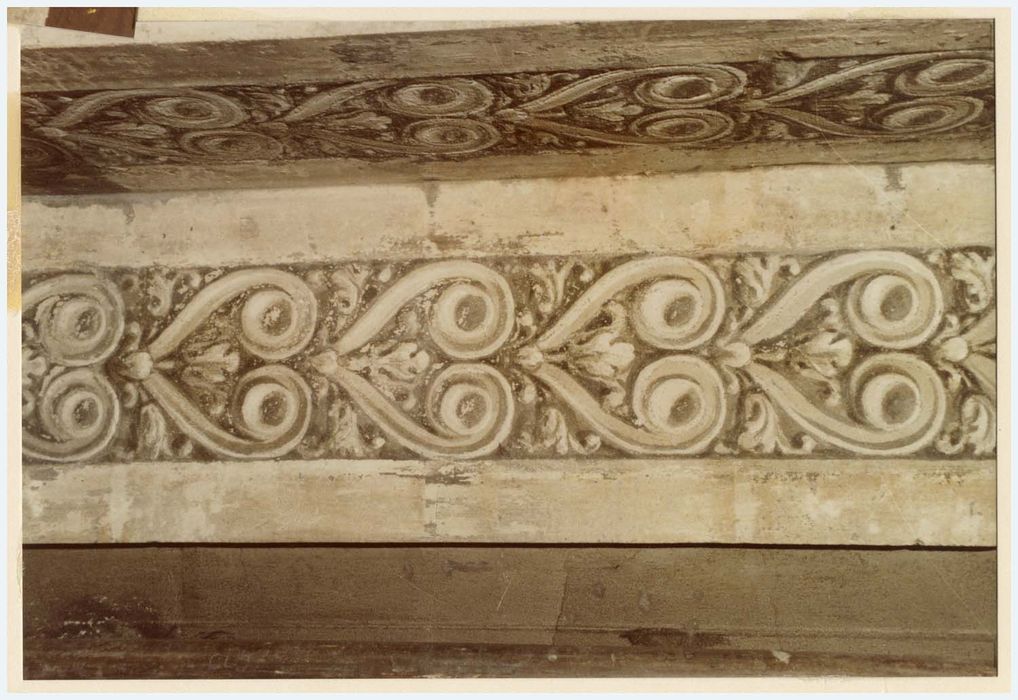 peinture monumentale d’une des chapelles latérales, détail