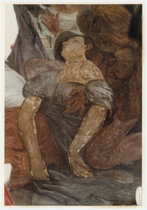 peinture monumentale d’une des chapelles latérales, détail