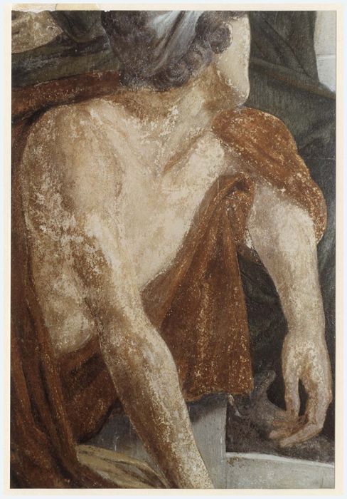 peinture monumentale d’une des chapelles latérales, détail