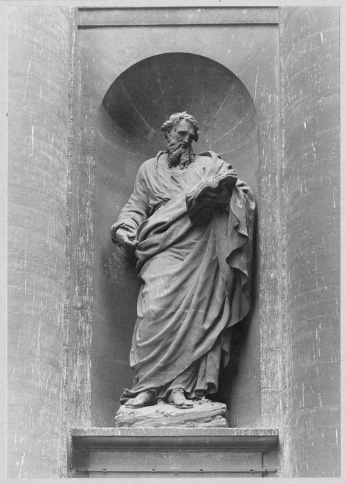 2 statues : Saint Joseph, Saint Jean-Baptiste