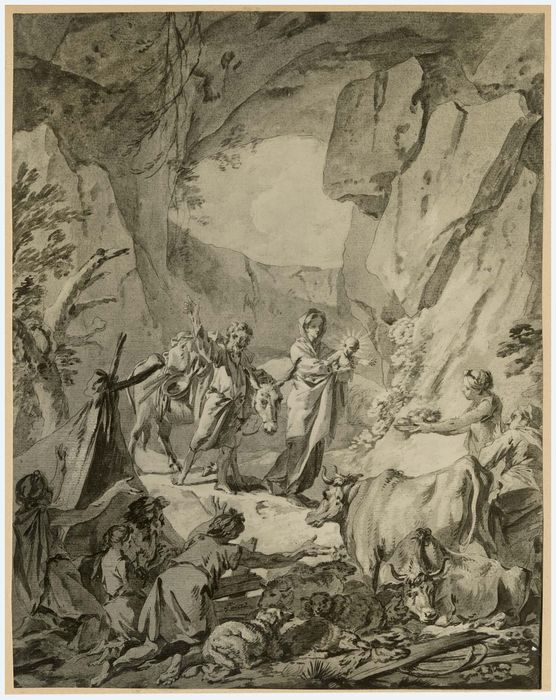 dessin : Fuite en Égypte (la)