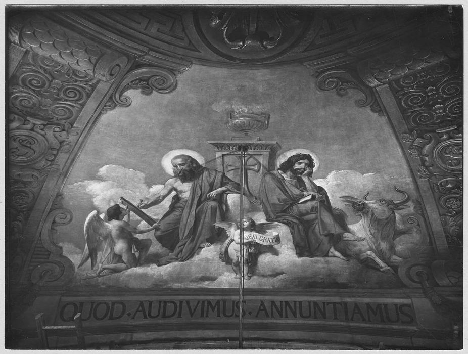 peinture monumentale de la voûte, détail