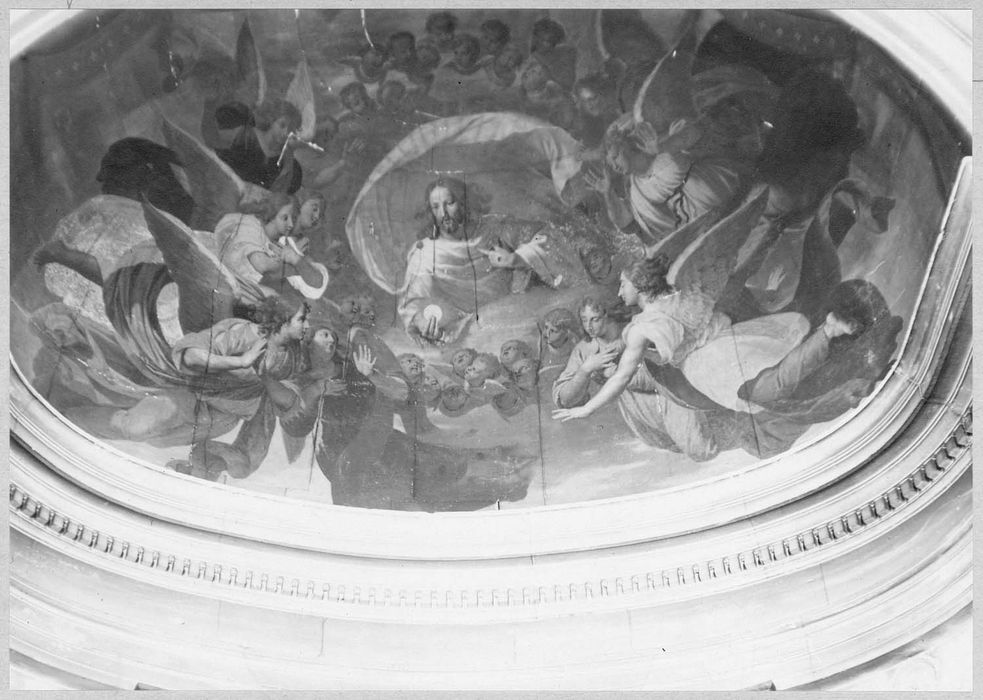 peinture monumentale de la chapelle du Saint-Sacrément