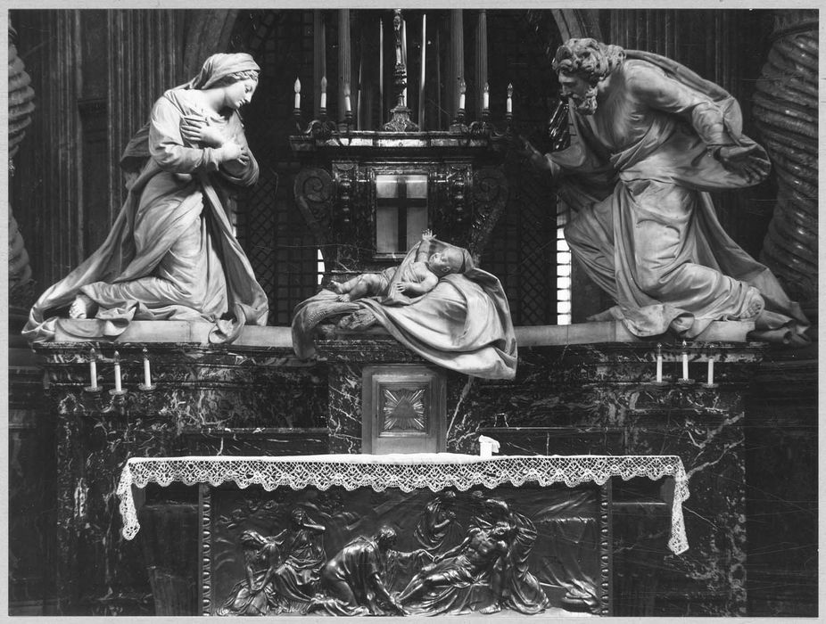 groupe sculpté : Nativité (la)