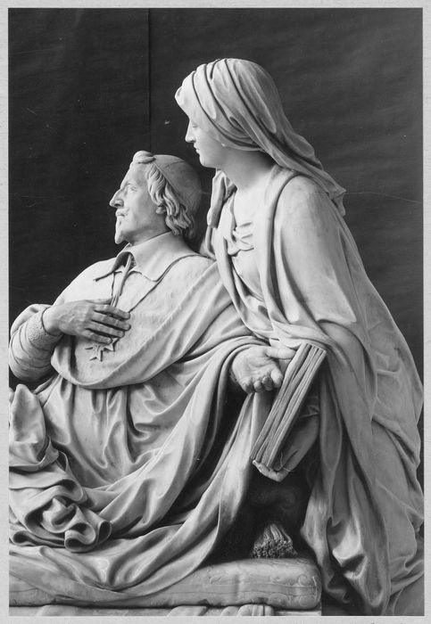 tombeau d'Armand du Plessis, cardinal de Richelieu, vue partielle