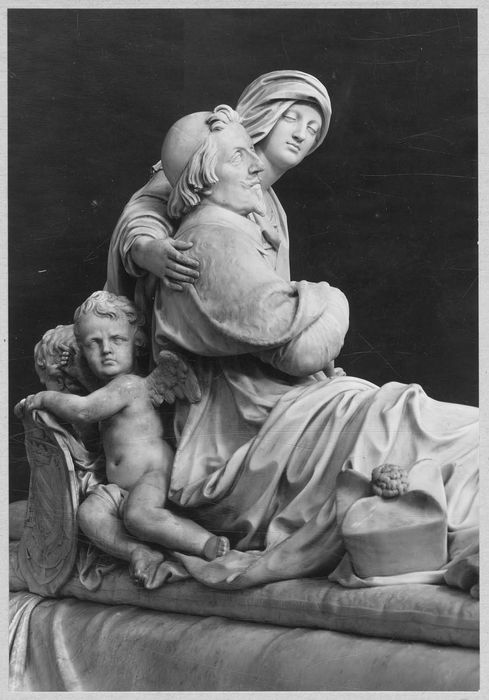 tombeau d'Armand du Plessis, cardinal de Richelieu, vue partielle