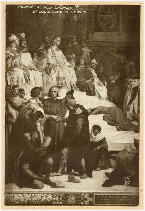 peinture monumentale : Vie de saint Louis