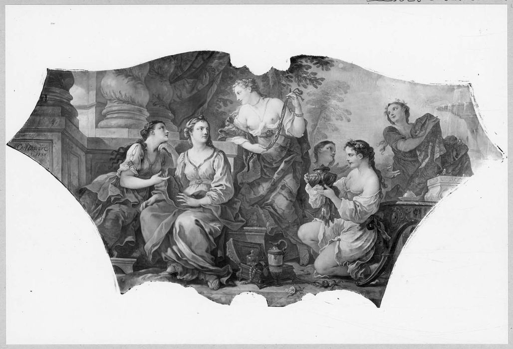 tableau : Psyché montrant ses trésors à ses sœurs