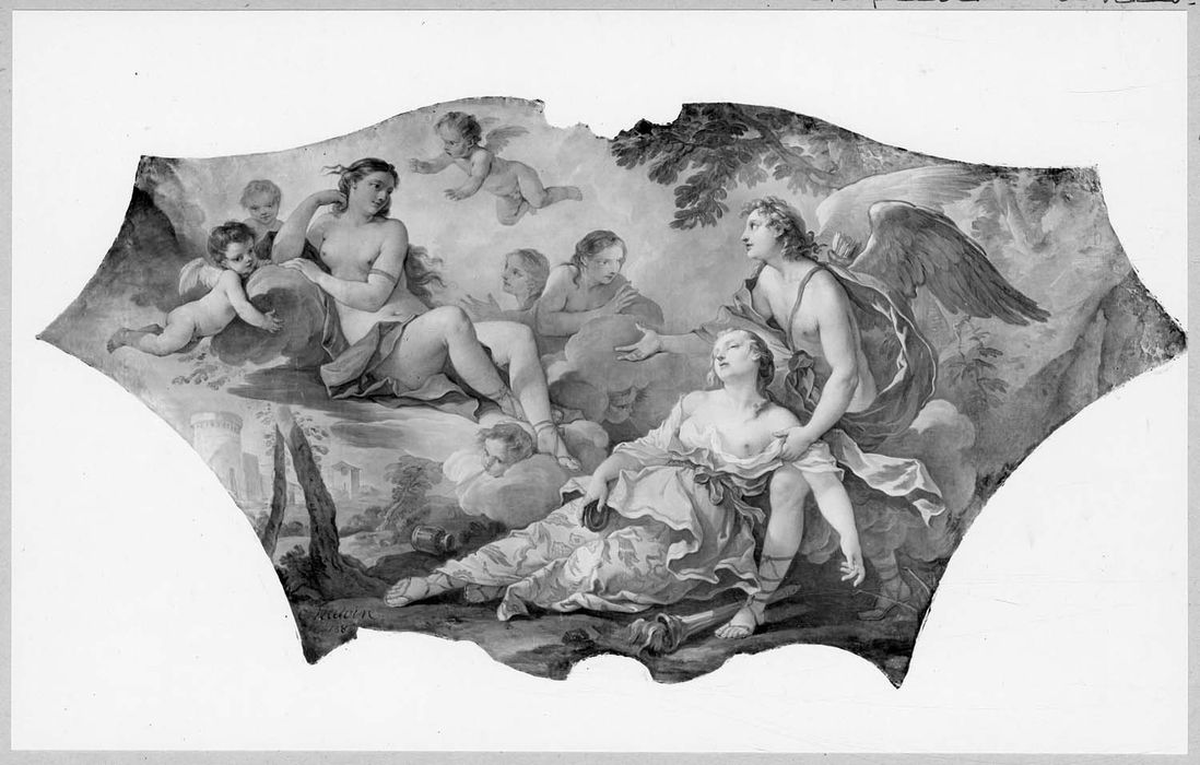 tableau : Psyché s’évanouit en présence de Vénus