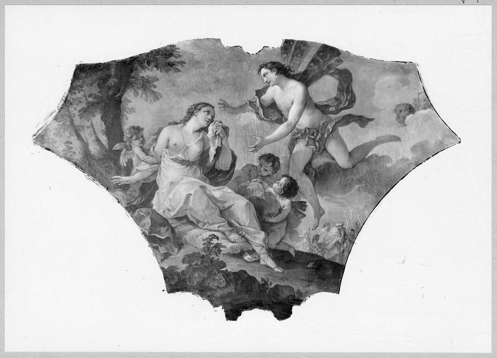 tableau : Psyché recueillie par Zéphyr