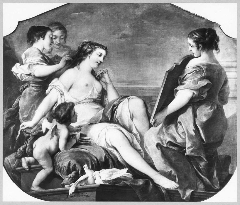 tableau : Vénus à sa toilette