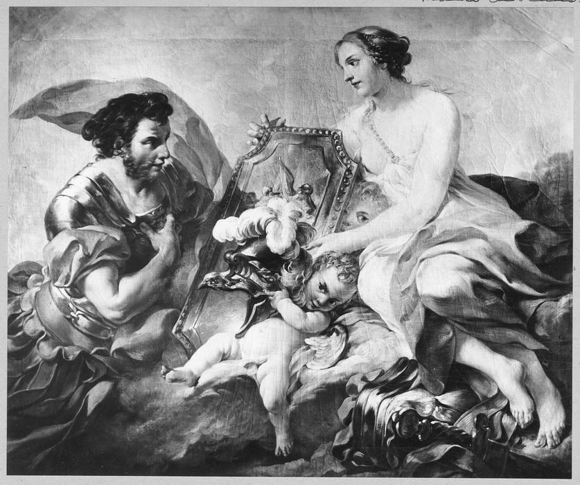 tableau : Achille reçoit les armes des mains de Vénus