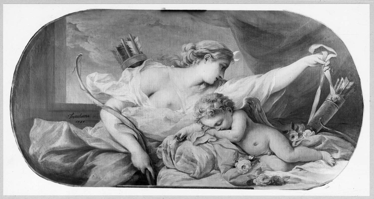 tableau : Diane désarmant l’Amour