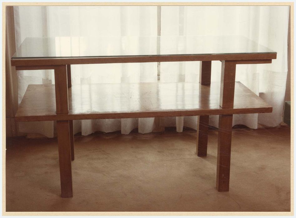 table à deux plateaux