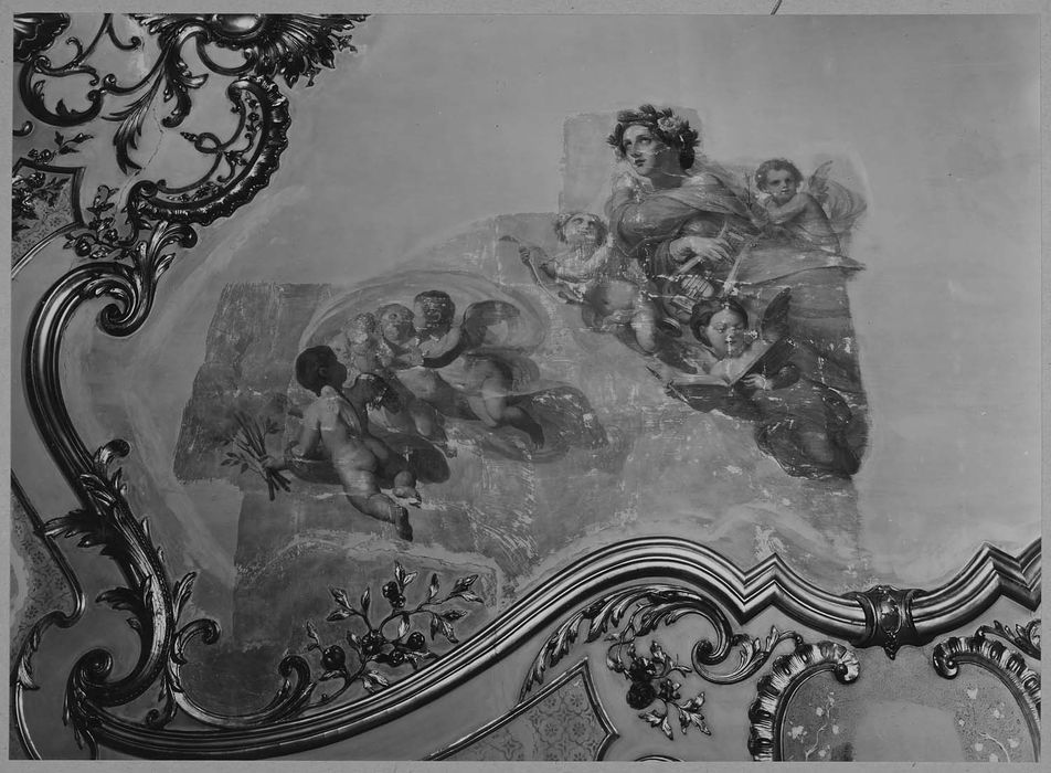 salle du conseil, détail des décors