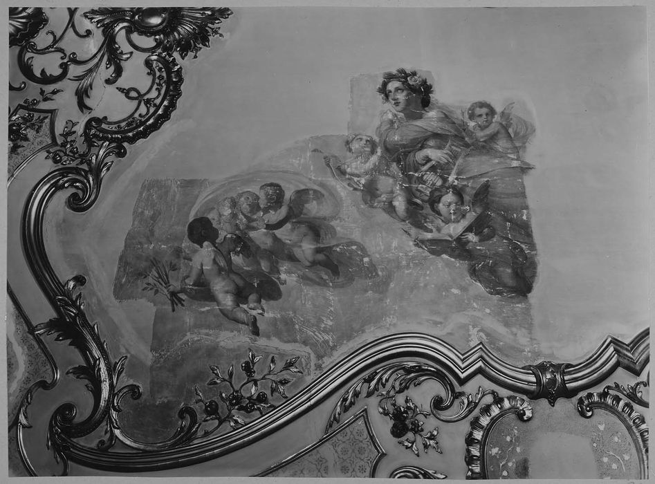 salle du conseil, détail des décors