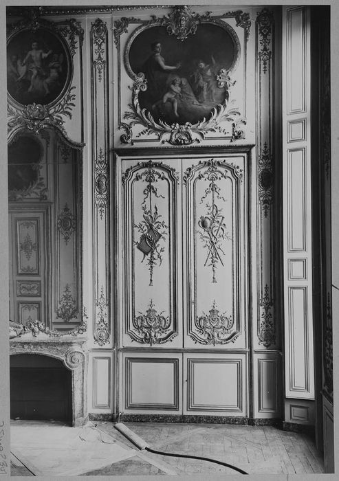 lambris de revêtement, vue partielle