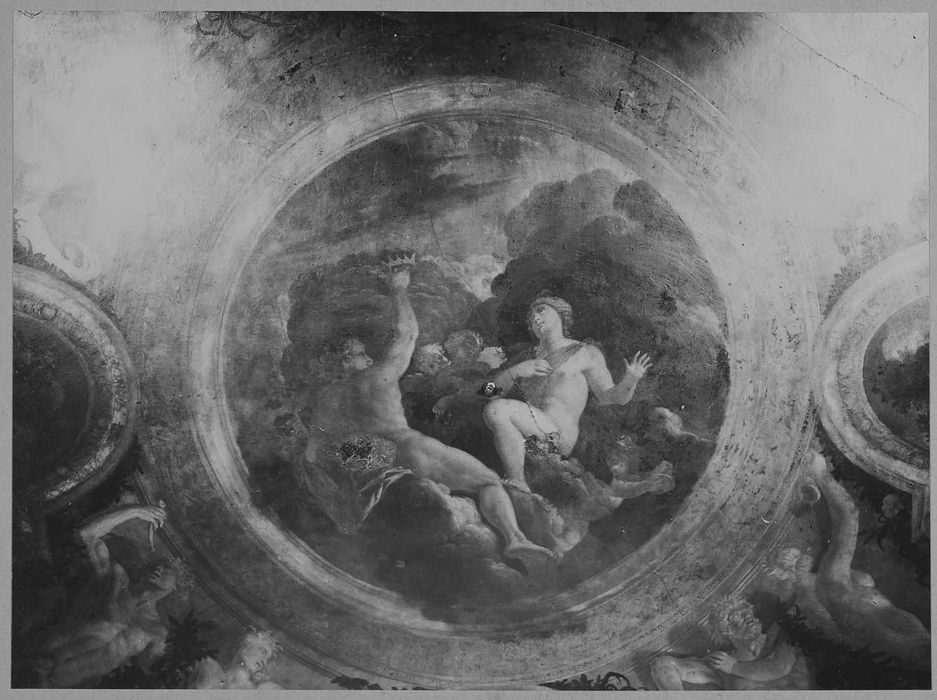 plafond : Le Couronnement de Proserpine