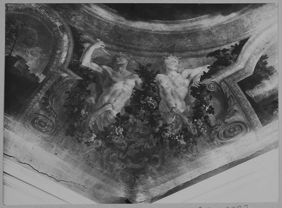 plafond : Le Couronnement de Proserpine, détail