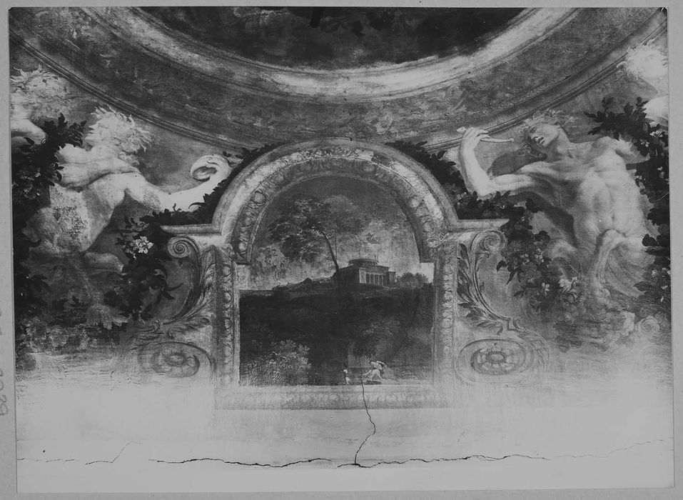 plafond : Le Couronnement de Proserpine, détail