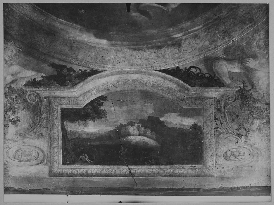 plafond : Le Couronnement de Proserpine, détail