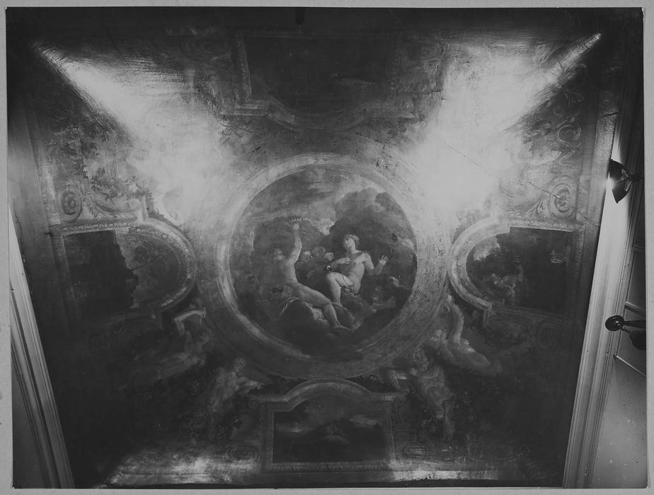 plafond : Le Couronnement de Proserpine