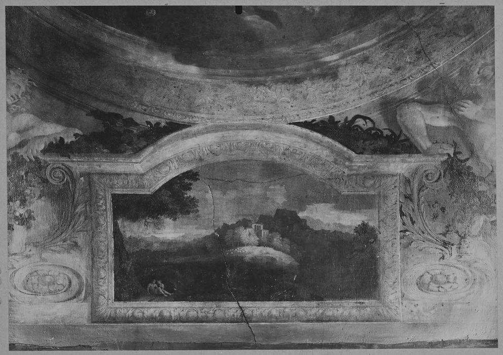 plafond : Le Couronnement de Proserpine, détail