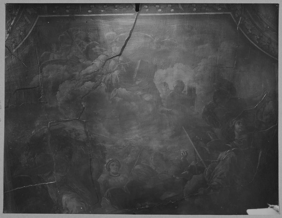 plafond : Le Triomphe de Minerve