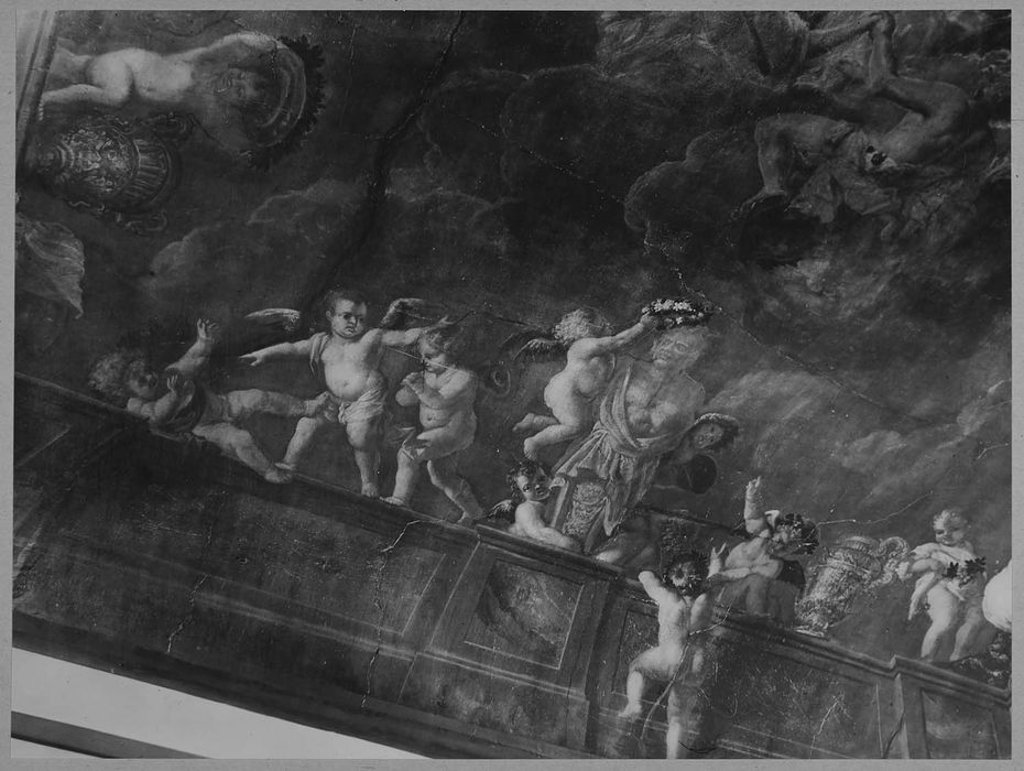 plafond : Bacchanale, détail