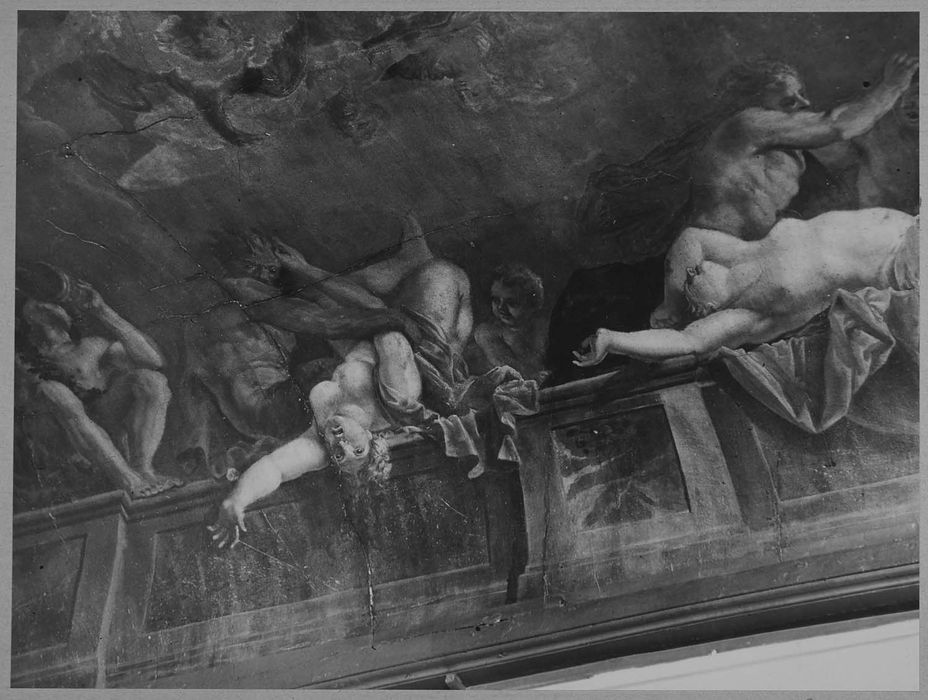 plafond : Bacchanale, détail