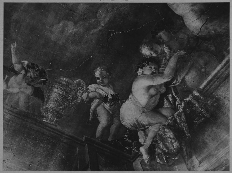 plafond : Bacchanale, détail