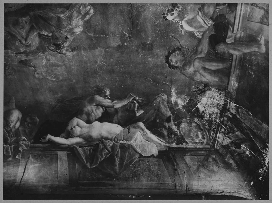 plafond : Bacchanale, détail