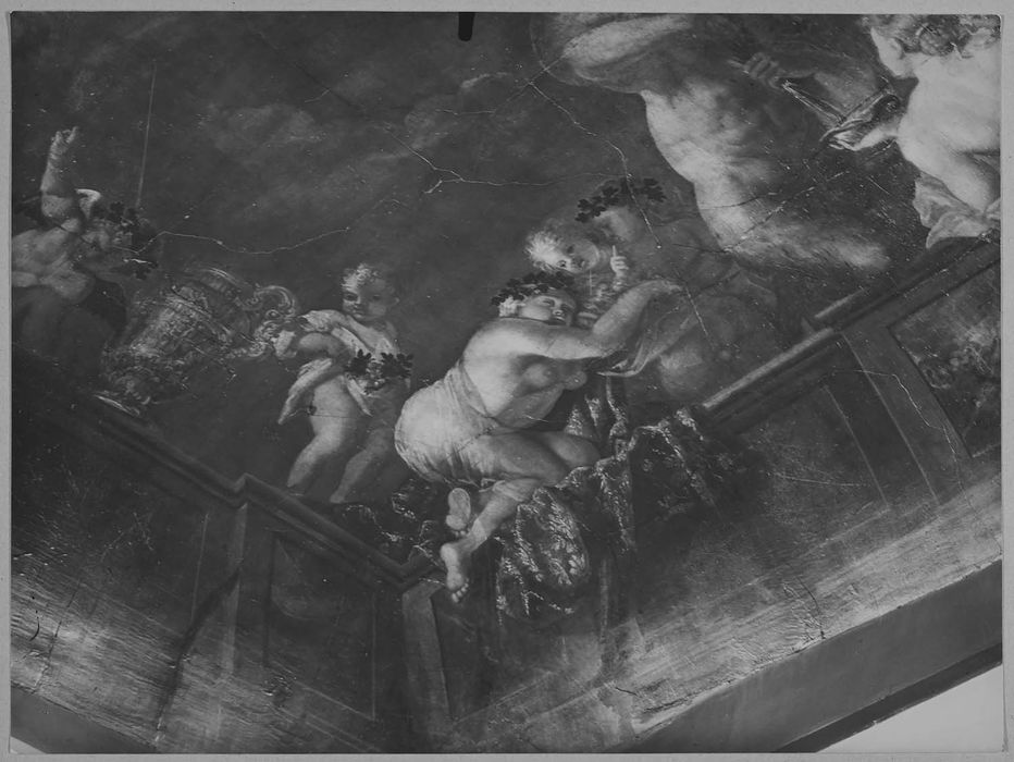 plafond : Bacchanale, détail