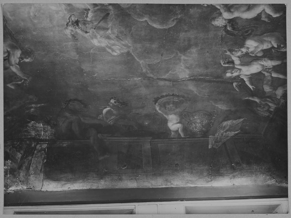 plafond : Bacchanale, détail