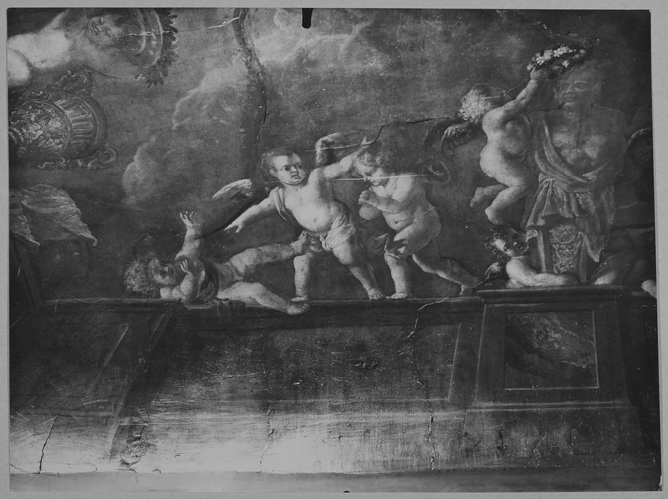 plafond : Bacchanale, détail